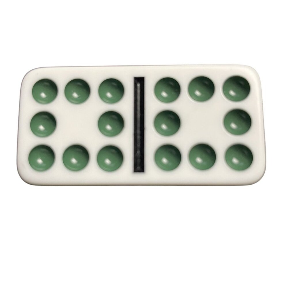 Double Twelve Dominoes Replacement Tile 8 8  Color Dot mq